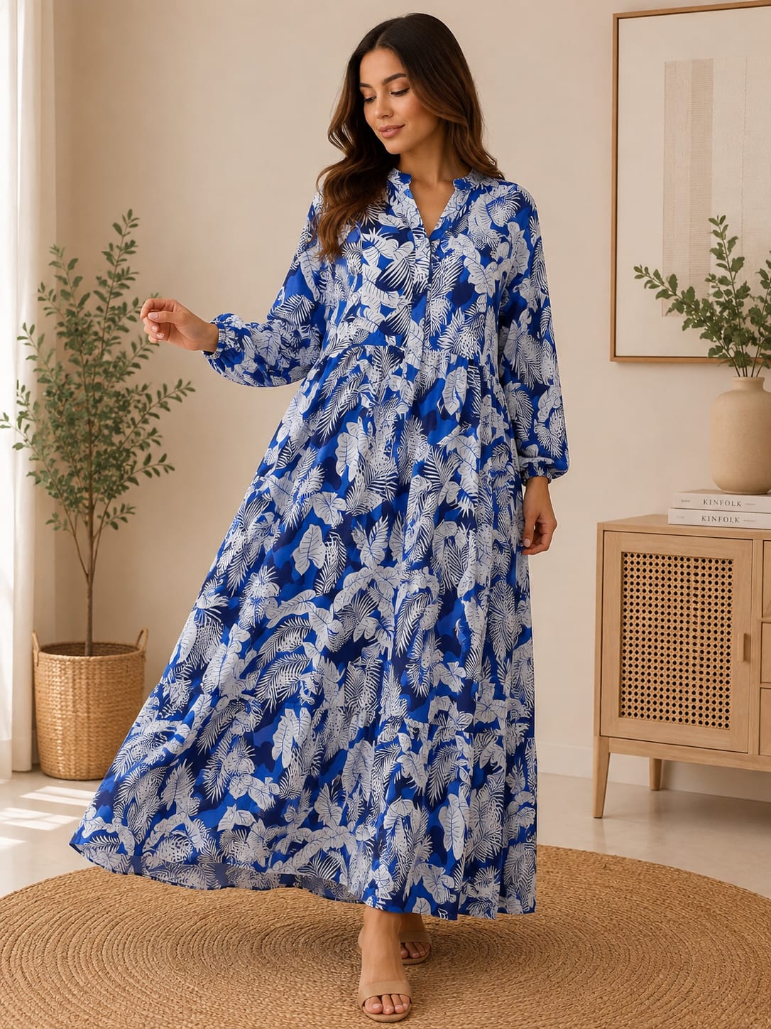 Dress rayoun cotton